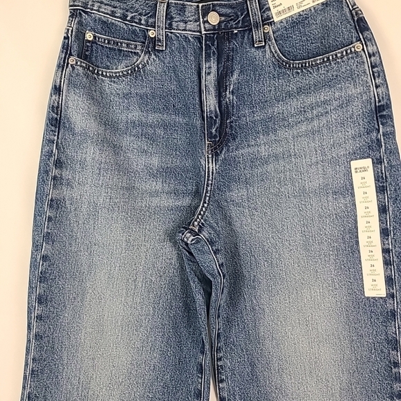 NWT Uniqlo Women’s Wide Straight Jeans Size 26 - Picture 2 of 6